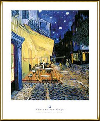 額装品/Cafe Terrace/フィンセントファンゴッホ/ポスター/インテリア Amazon.co.jp: ポスター フィンセント ファン ゴッホ 夜のカフェテラス